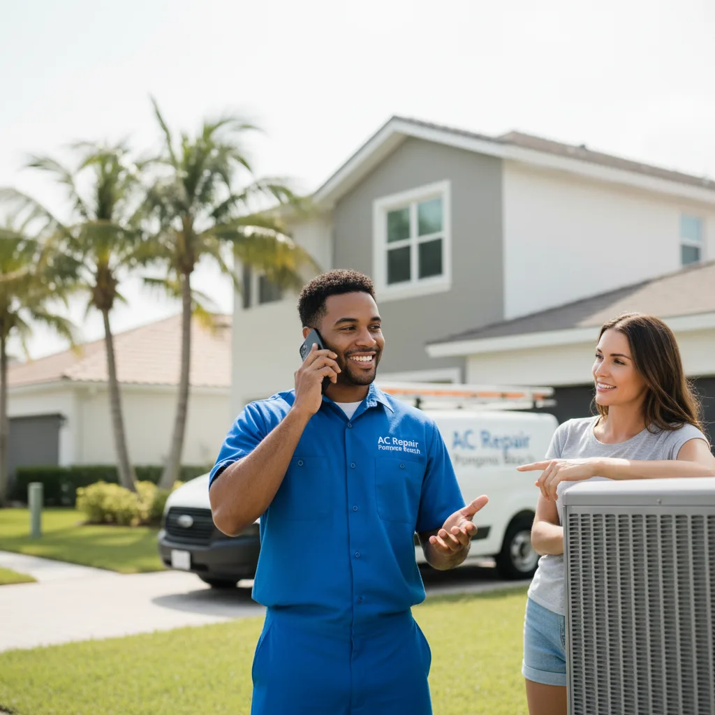 AC Repair Pompano Beach customer support in Lily